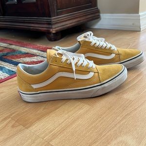yellow old skool vans